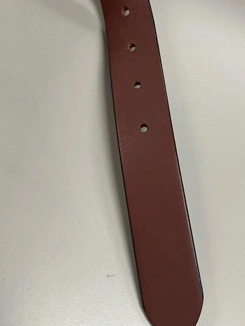J. Crew Brown Leather Belt with Brass Buckle size small - Picture 10 of 11